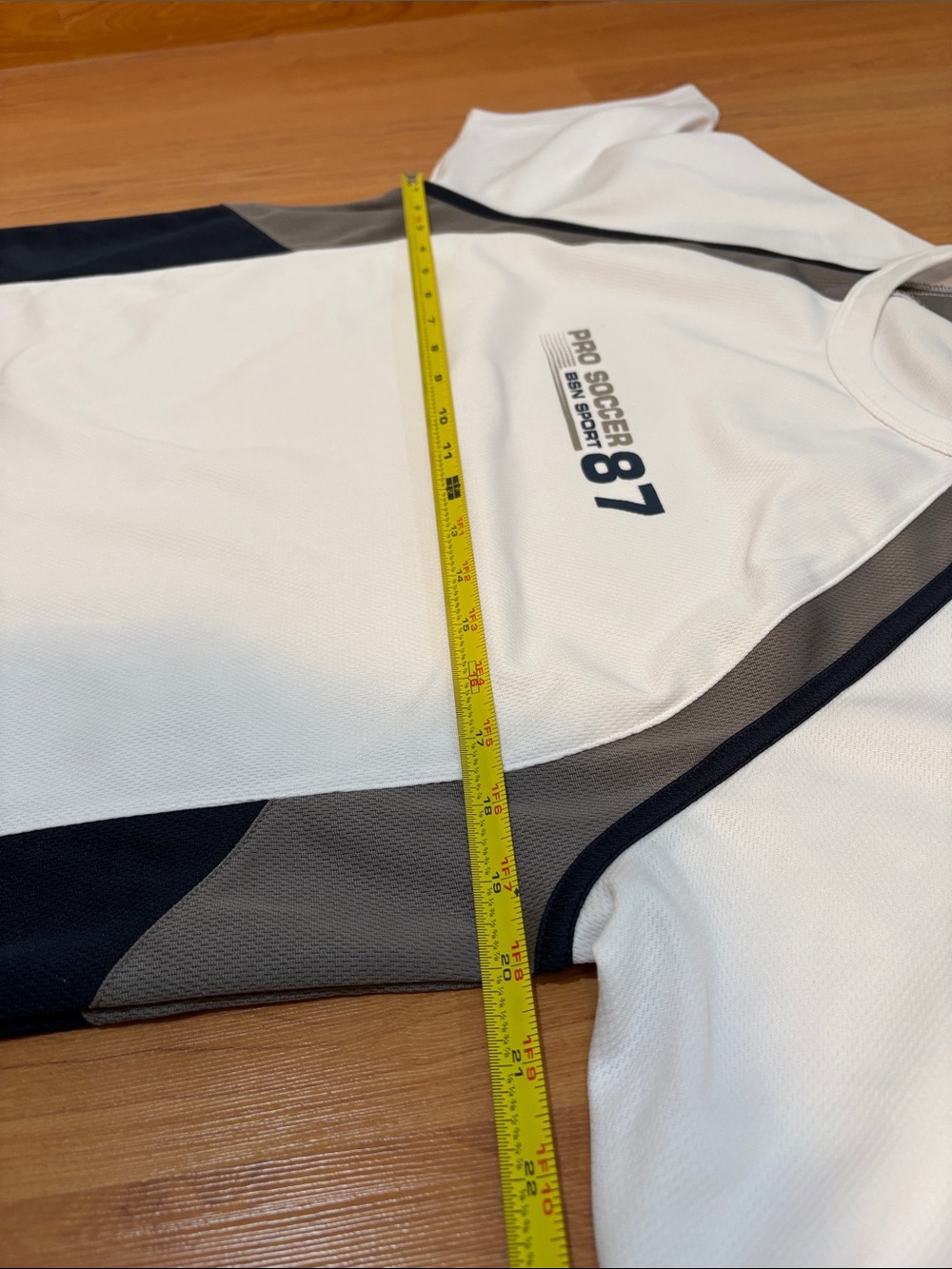 Pro Soccer 87 Men's White Athletic Short Sleeve Shirt - Picture 11 of 12